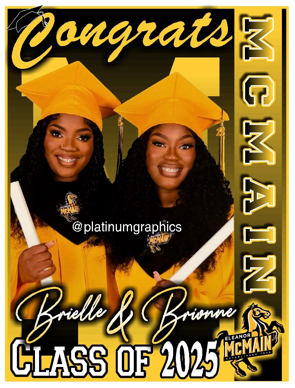 Brielle and Brionne class of 2025 432405043353070 5/15/25