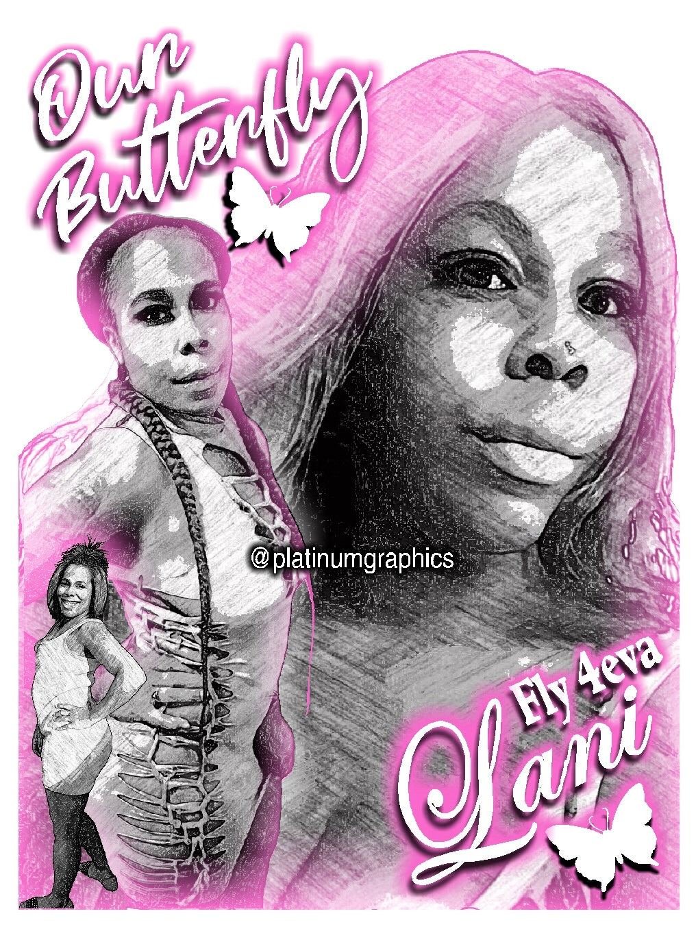 Lani Our Butterfly tshirts