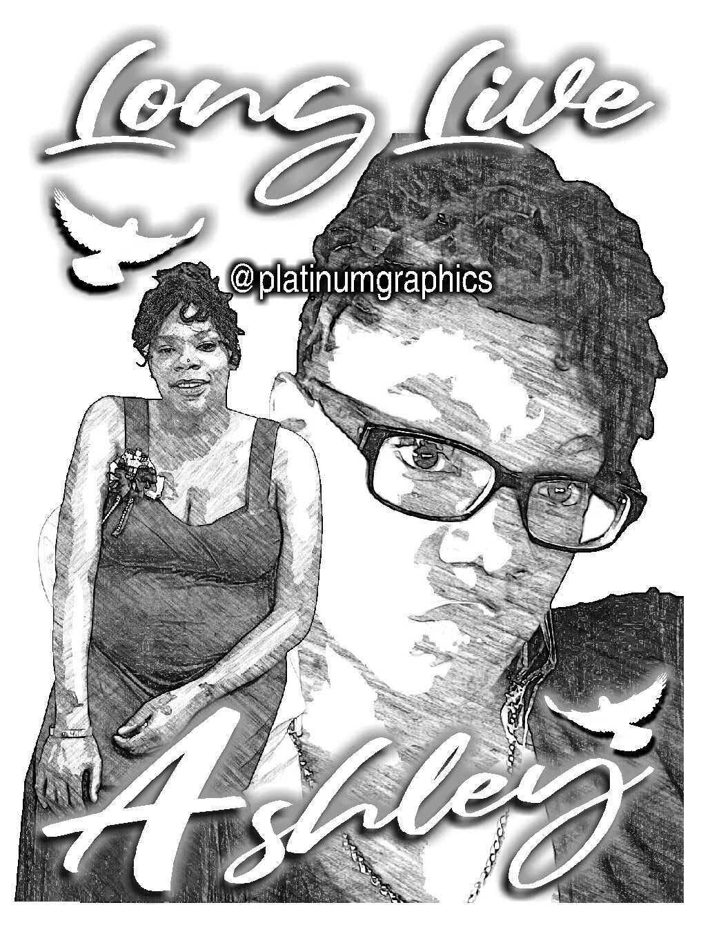 Long Live Ashley Sketch