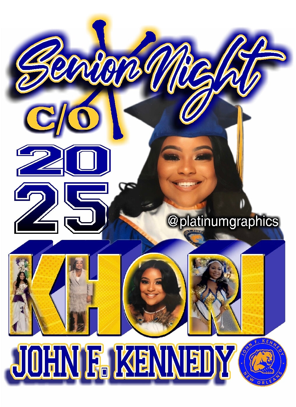 Khori Senior Night tshirts