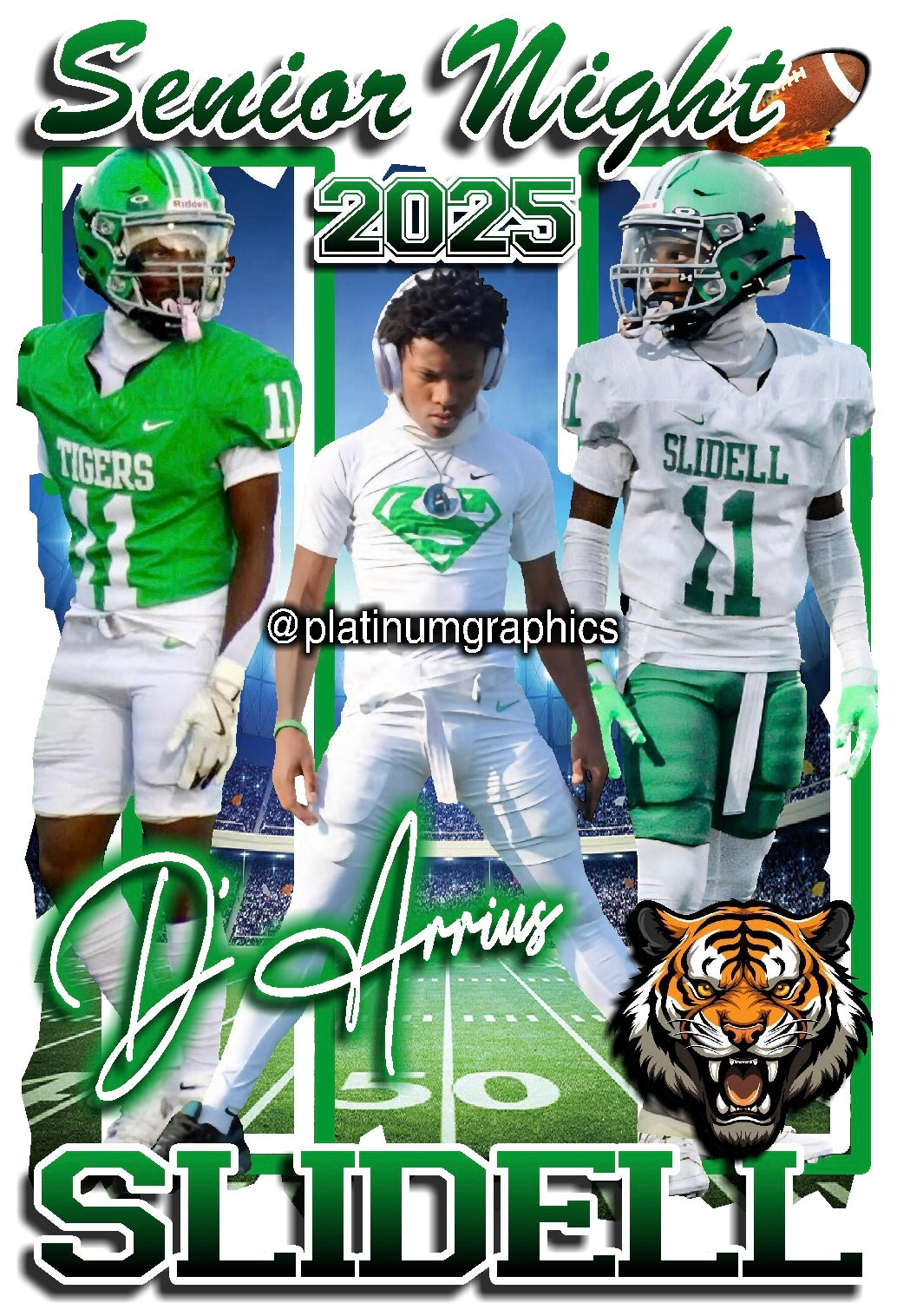 D’Arrius Slidell High Senior Night 432405044214885