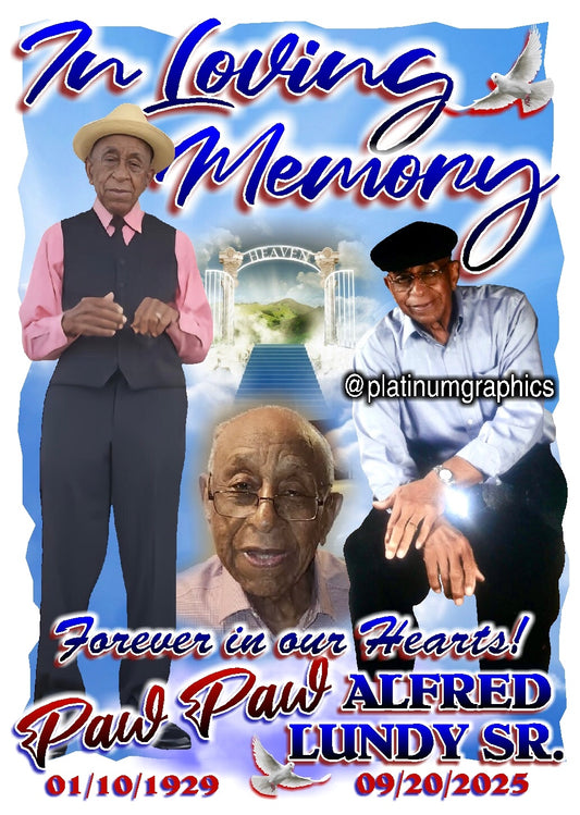 Alfred Lundy Sr. In Loving Memory (front & back) 432405044513272