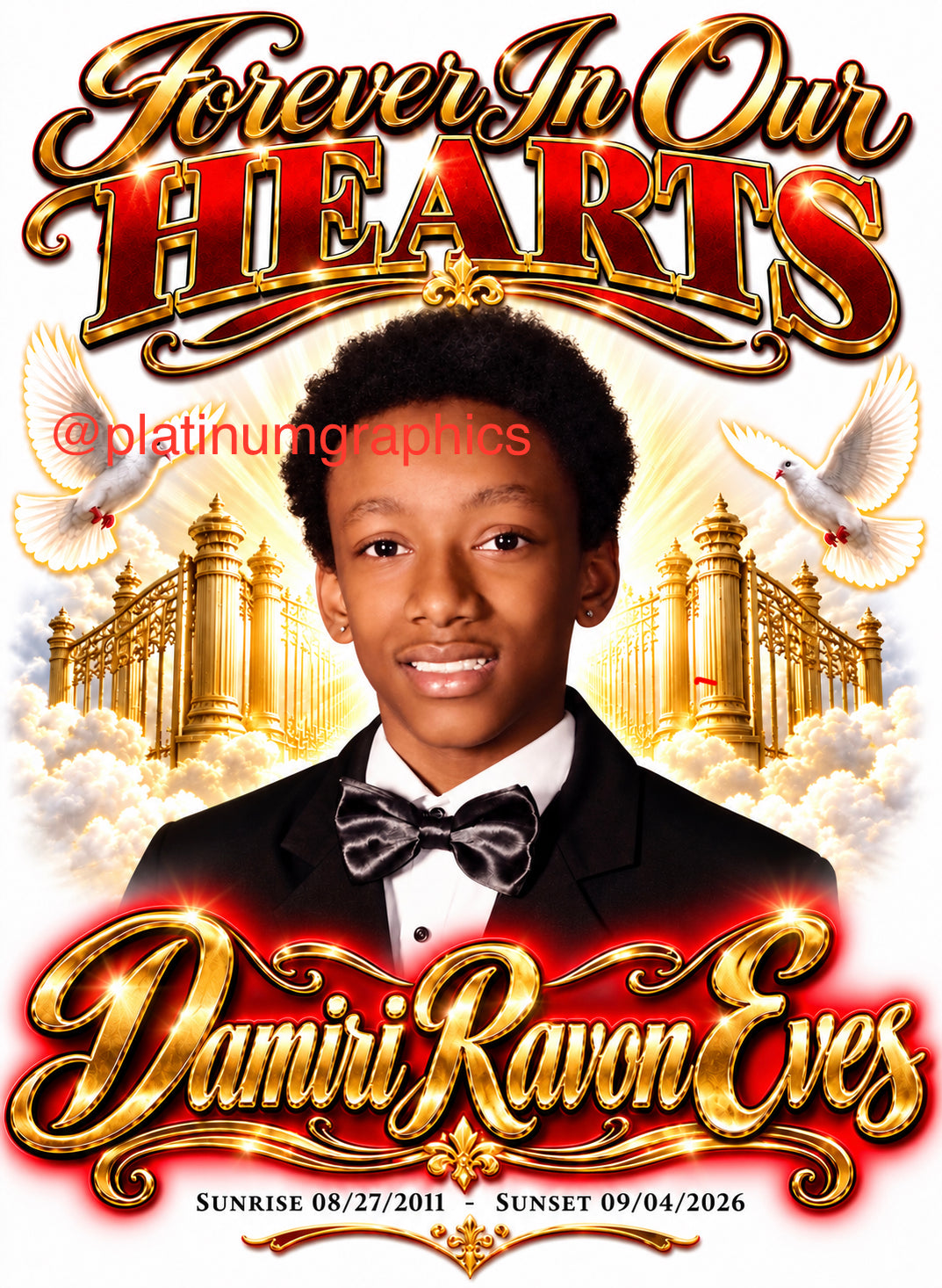 Damiri Ravon Eves Forever In Our Hearts 432405042090440 9/28/26
