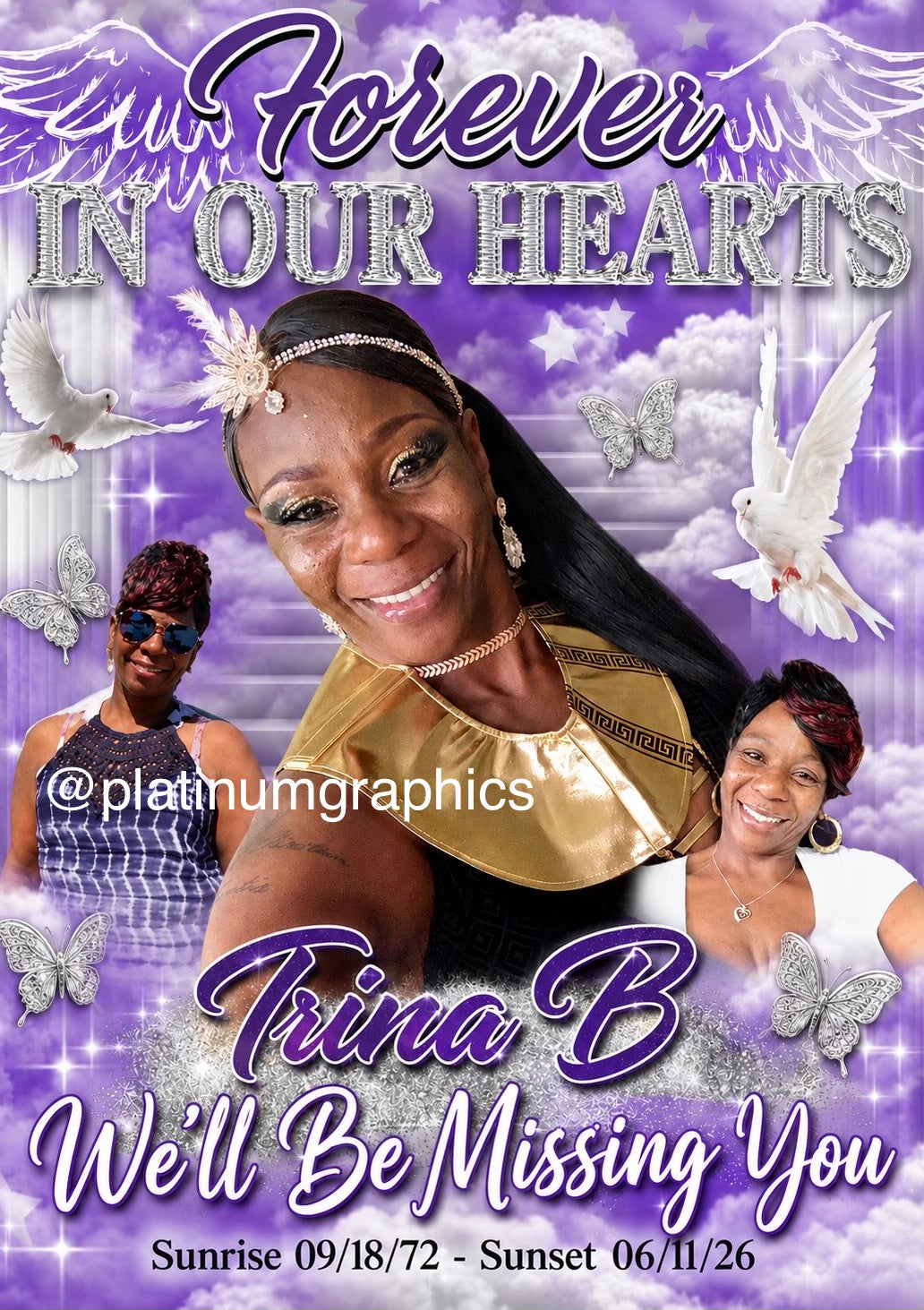 Trina B Forever In Our Hearts 432405044816093 06/26/26