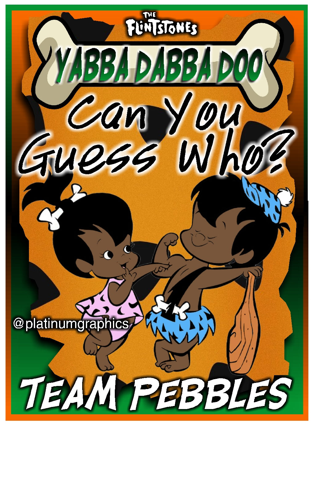 Yabba Dabba Do Gender Reveal