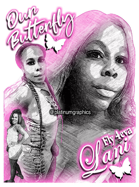 Lani Our Butterfly tshirts