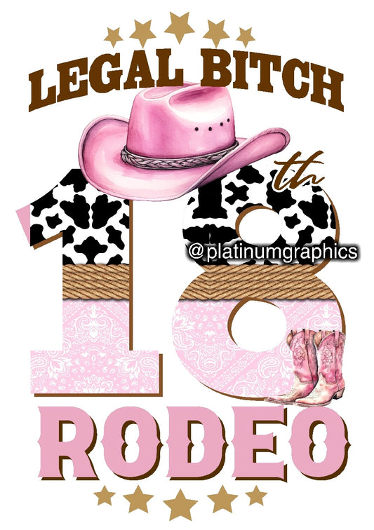 Cowgirl Legal Bitch tshirt