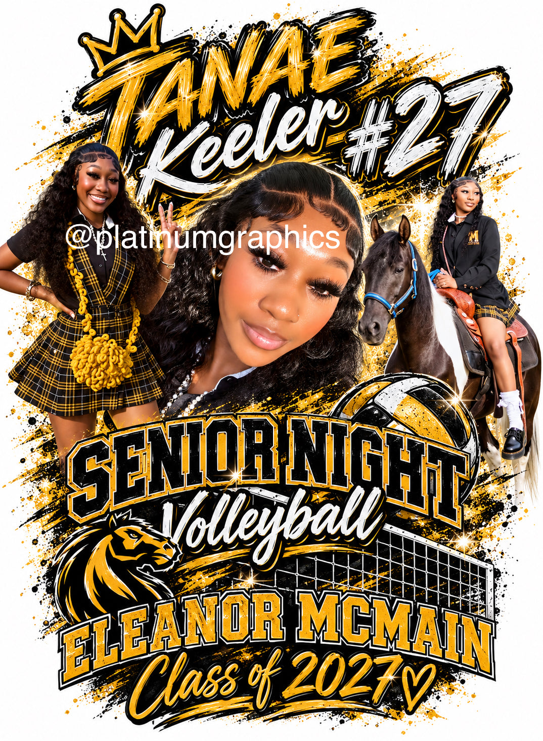 Tanae Keeler #27 Senior Night 432405043825109 10/26/26