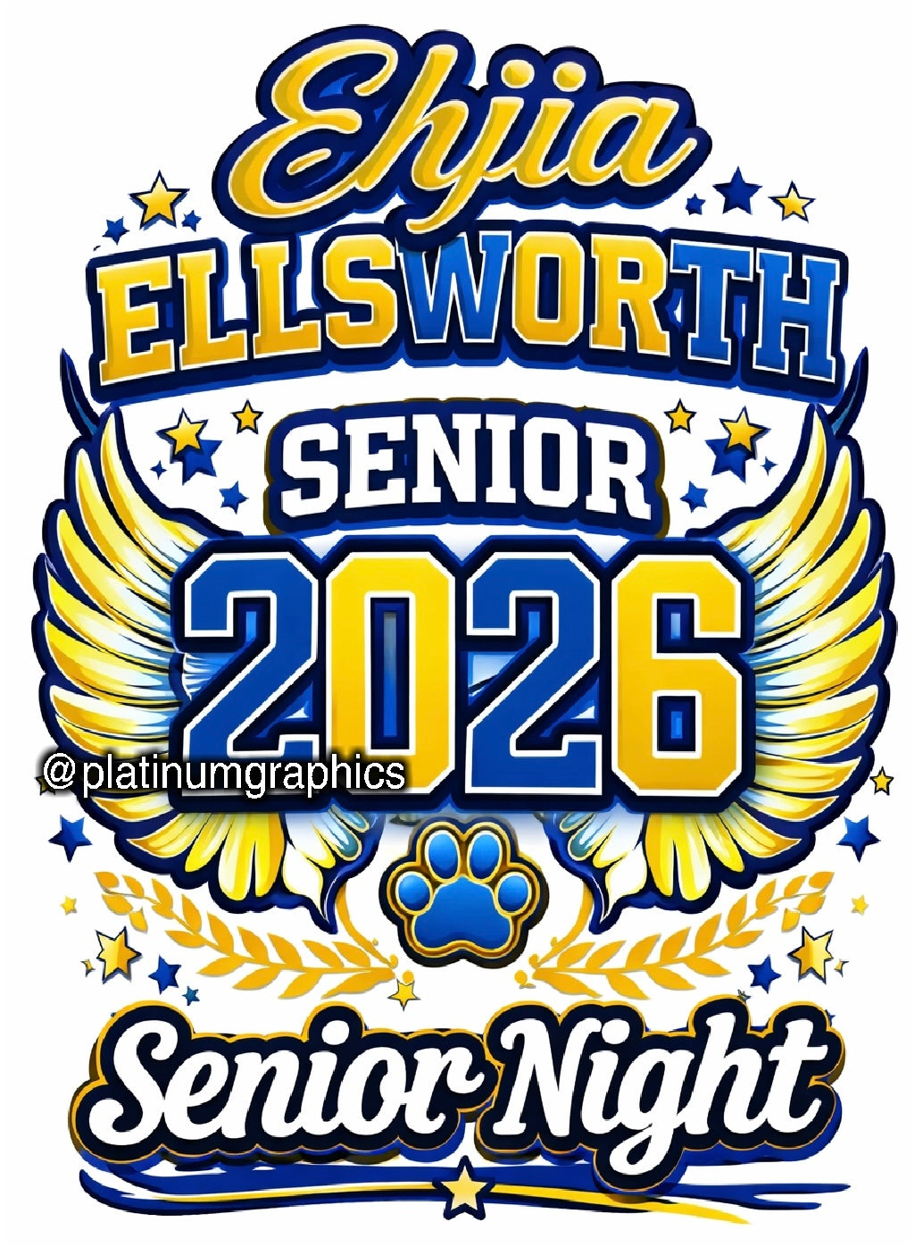 Ehjia 2026 Senior Night (front & back) 432405046768999 04/13/26