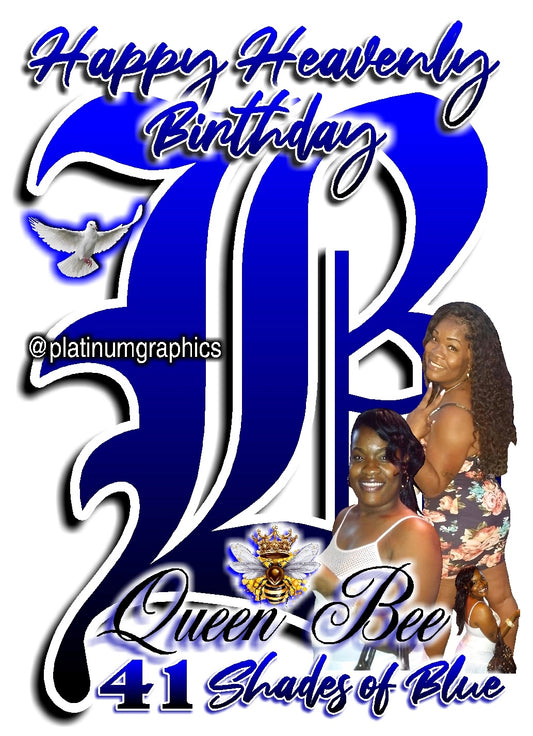 Queen Bee 41 Shades of Blue