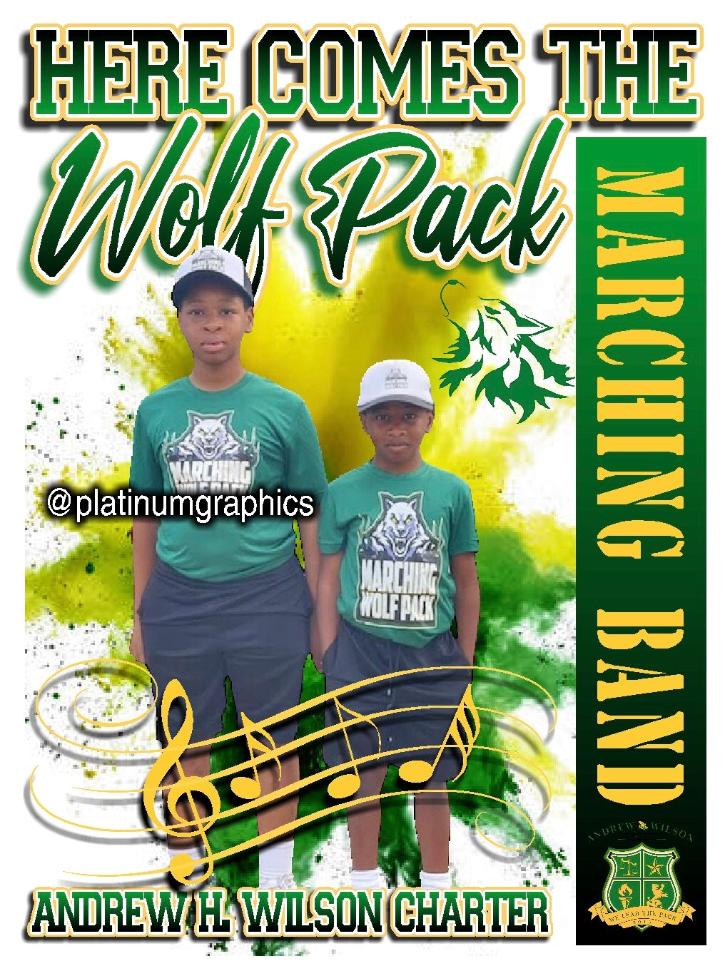 Wolfpack 2 Marching tshirts