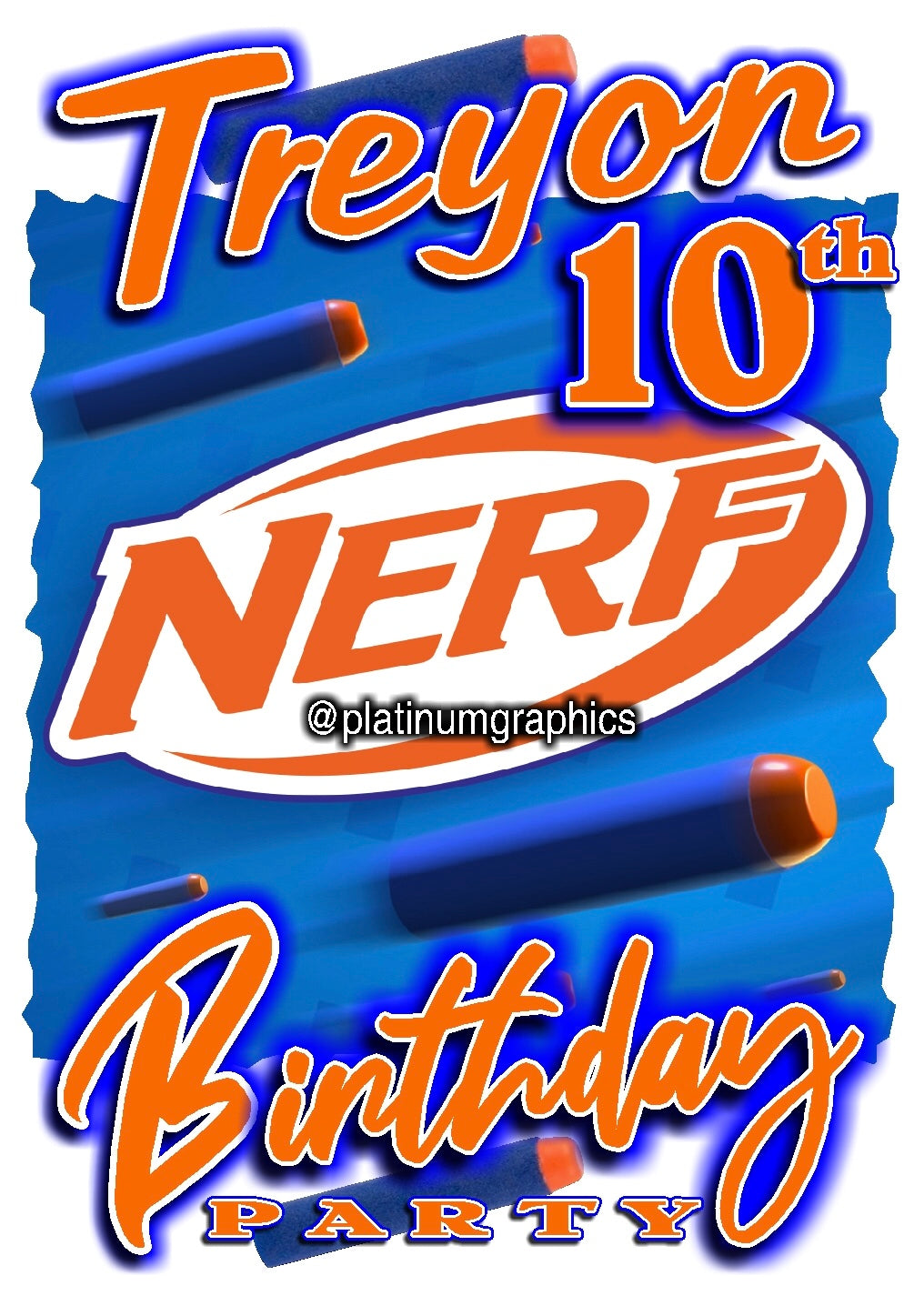 Treyon 10th Nerf Birthday