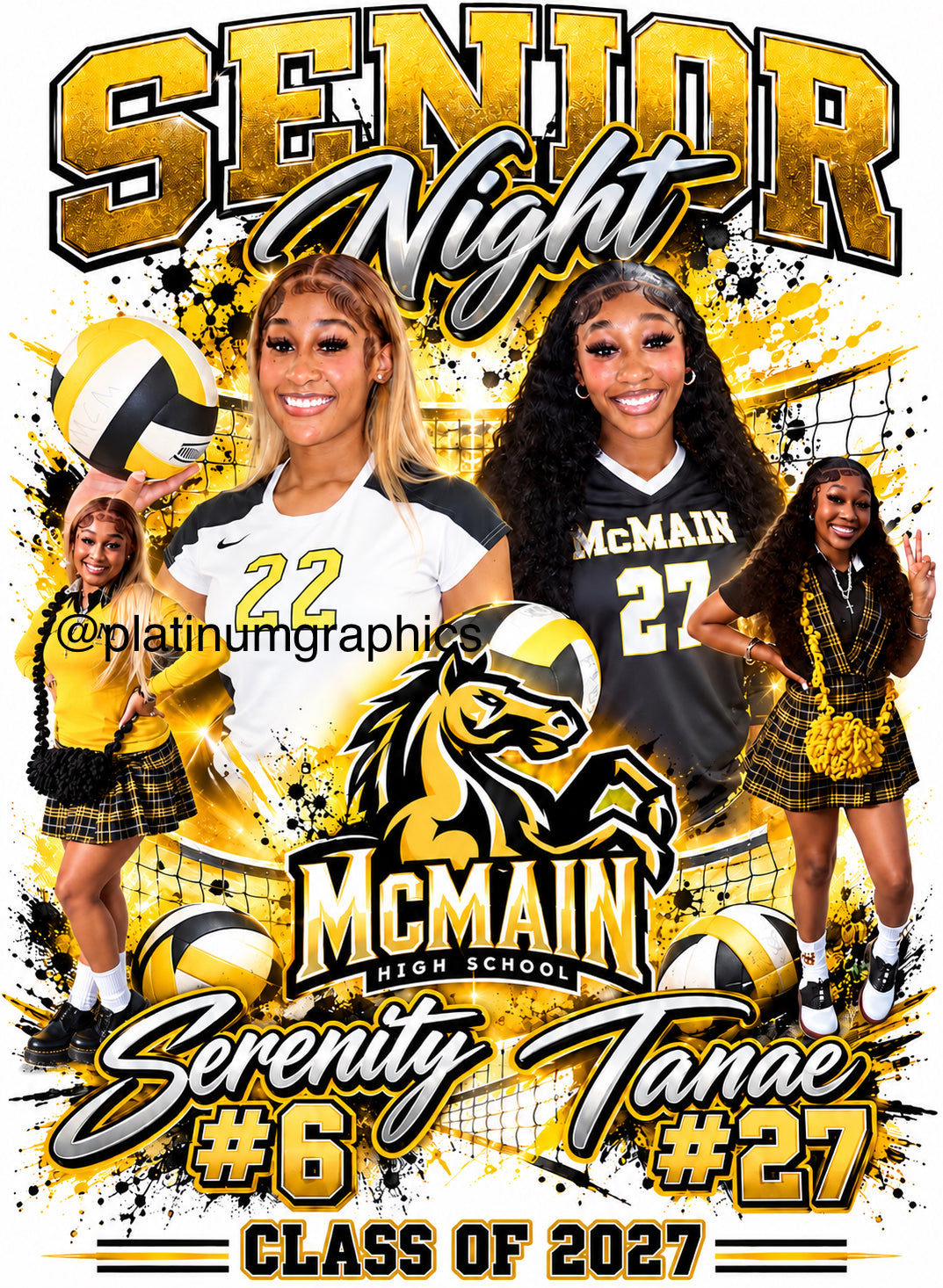 Serenity #6 and Tanae #27 Senior Night 432405042949081 10/26/26