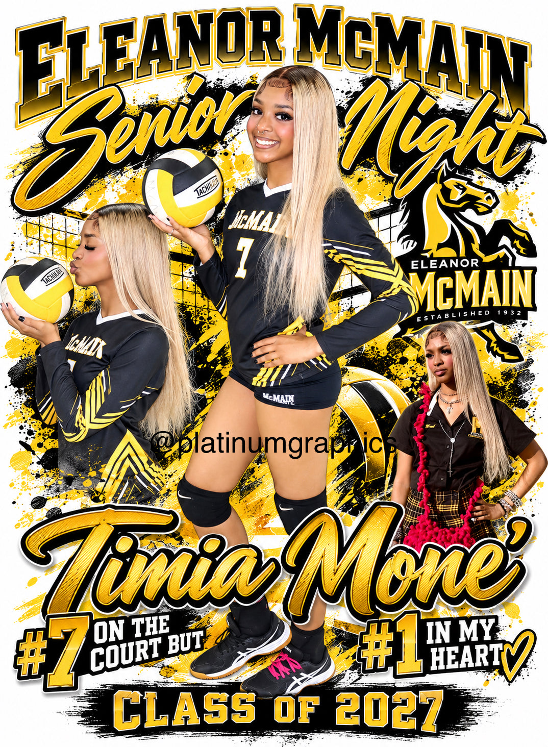 Timia Monae’ #7 Senior Night 432405045181731 10/26/26