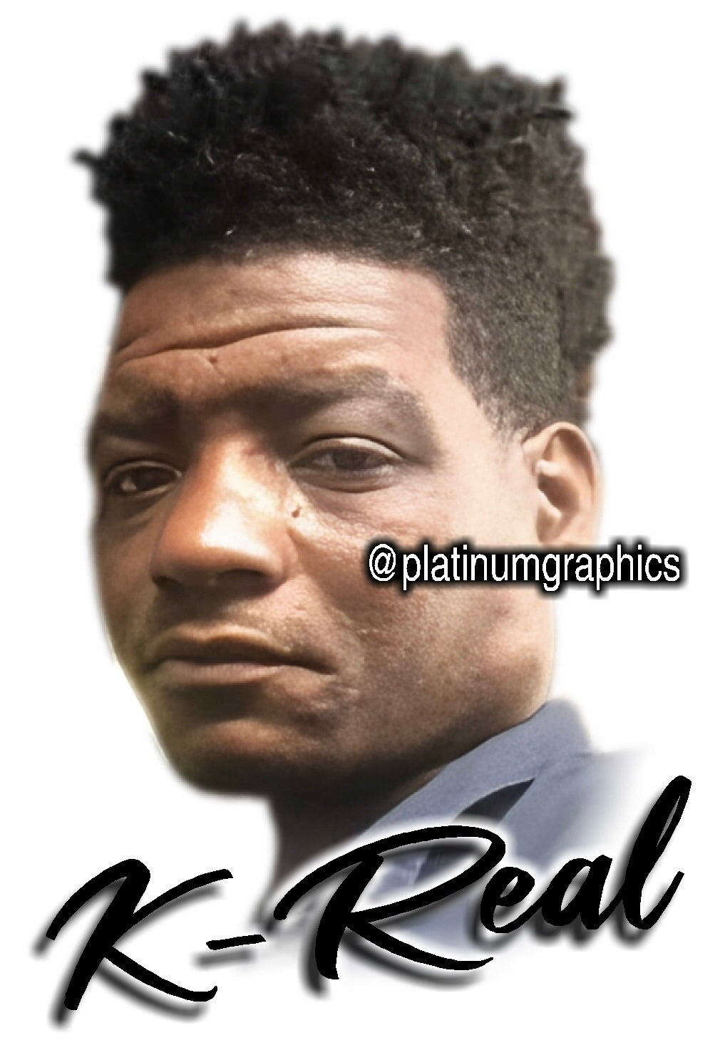 K-Real Big Face tshirts