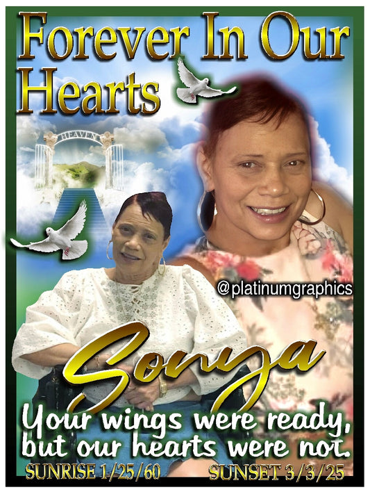 Sonya forever in our hearts