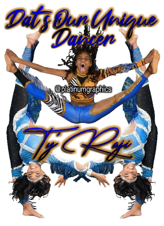 Ta’Raji Unique Dancer tshirts