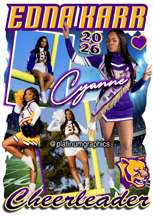 Cyanne’ Cheerleader Edna Karr 432405049051949 12/12/25