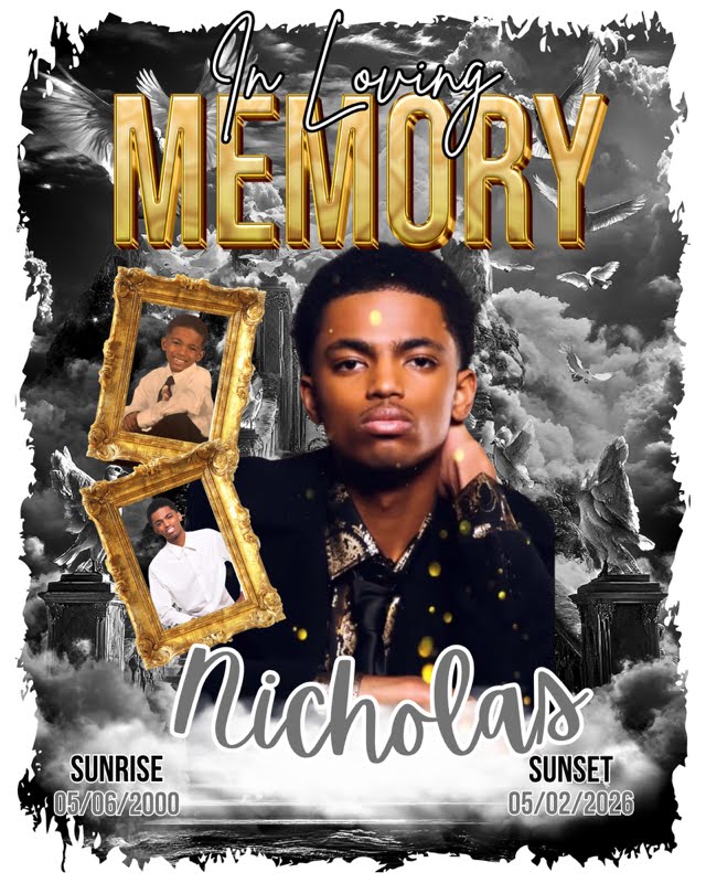 Nicholas In Loving Memory 432405044609027 05/8/26